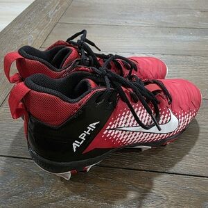 Nike Alpha Menace 2 Shark Football Cleats, Men's Size 6.5
